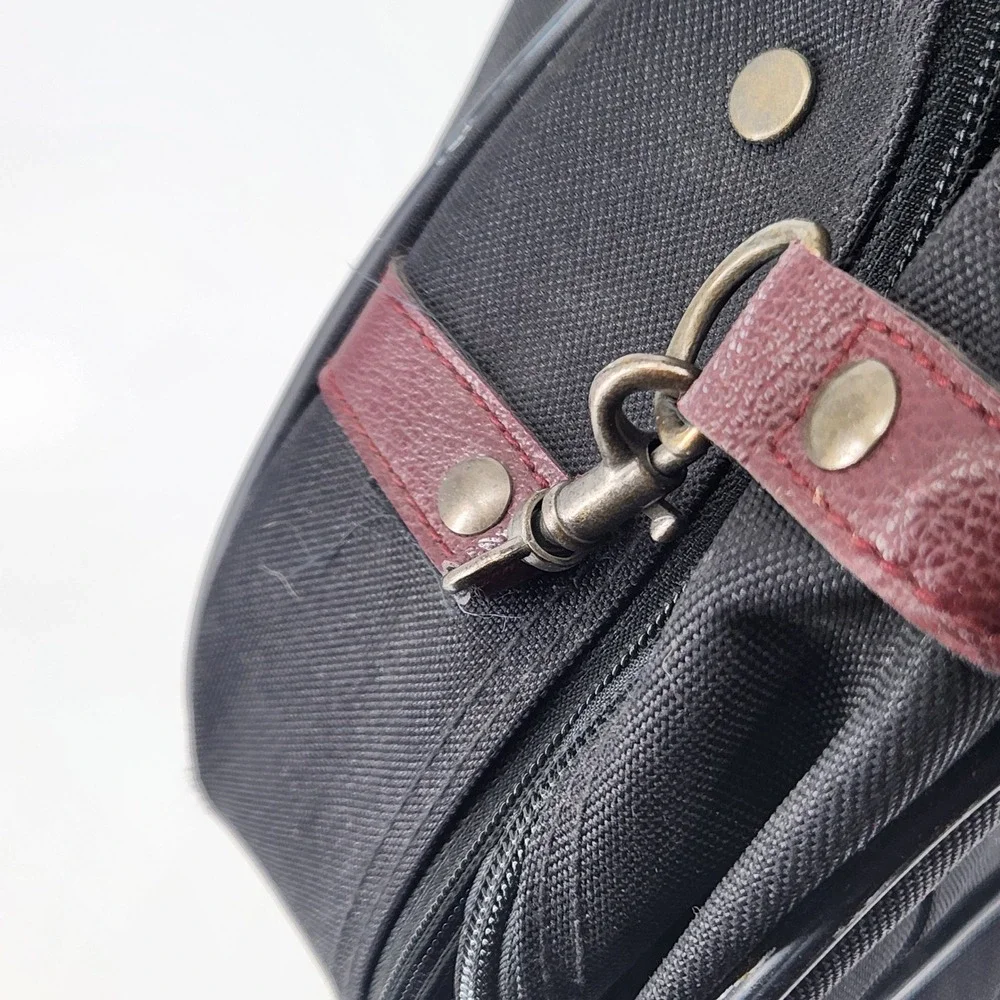 Vintage Samsonite Brisbane Garment Bag Black‎ Travel Suit Bi-fold Bag 40 Inch